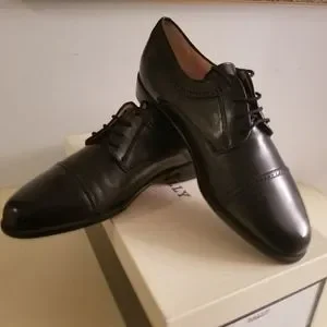 Bally | Shoes | Bally Para Lambskinleather Black Lace Up  display picture 2
